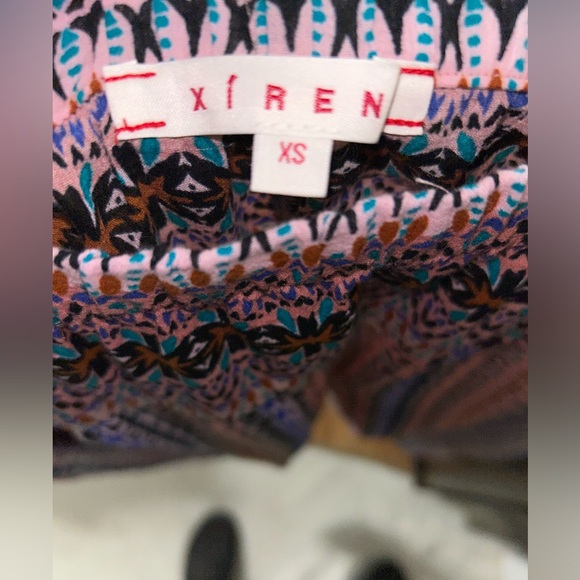 Xirena Flowy High Waisted Pants Multicolor Pattern - Picture 3 of 3